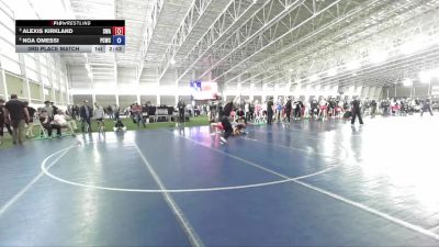 140 lbs 3rd Place Match - Alexis Kirkland, Sanderson Wrestling Academy vs Noa Omessi, Park City Wrestling Club