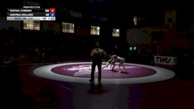 110 lbs 1st Place Match - Austria Holland, Adams State vs Sophia Cornish, Colorado Mesa University