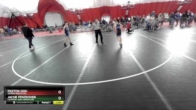 106 lbs Cons. Round 3 - Paxton Gish, Askren Wrestling vs Jacob Penzkover, LaCrosse Area Wrestlers