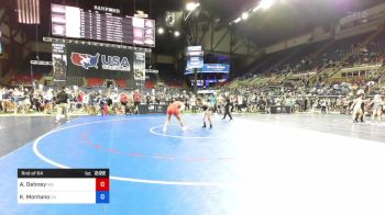 144 lbs Rnd Of 64 - Ashley Dehney, Massachusetts vs Kaylin Montano, California