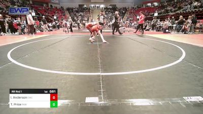 80 lbs Rr Rnd 1 - Isaac Anderson, Claremore Wrestling Club vs Trinity Price, Raw Wrestling Club