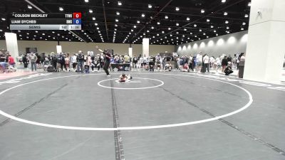 70 lbs Semis - Colson Beckley, Team Tulsa Wrestling Club vs Liam Dyches, Bartlesville Wrestling Club
