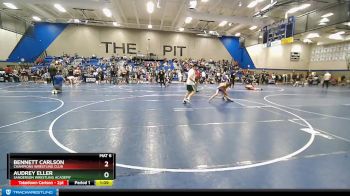 76 lbs Round 4 - Audrey Eller, Sanderson Wrestling Academy vs Bennett Carlson, Champions Wrestling Club