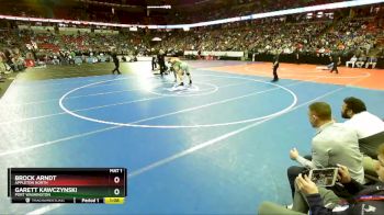 D1-220 lbs Semifinal - Garett Kawczynski, Port Washington vs Brock Arndt, Appleton North