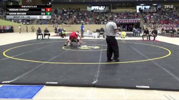 165 lbs Cons. Round 4 - Keenan Shively, Taylor County vs Gavin Becker, South Oldham