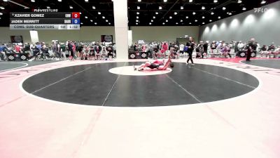 120 lbs Cons. Sub-quarters - Xzavier Gomez, Cleveland Highschool Wrestling vs Jaden Merritt, Basement Brawlers