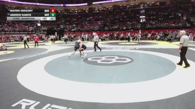 157 lbs Cons. Quarters - Andrew Ramos, Mass. Perry vs Mavrik Gregory, Mount Vernon