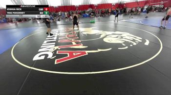 132 lbs Round 2 (8 Team) - Joshua Rick, Cameron B vs Trig Pokorney, Mauston