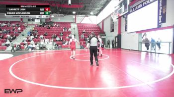 150 lbs Champ. Round 1 - Garrett Lynn, TUTTLE vs Colbie McClendon, WESTMOORE