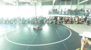 62 lbs Round Of 16 - Luca Dela Rosa, SoCal Hammers vs Messiah Lopez, Othello Wrestling