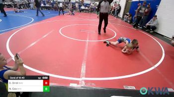 58 lbs Consi Of 16 #2 - Grayson Orrel, Berryhill Wrestling Club vs Noah Cox, Miami Takedown Club