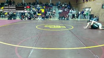 138 lbs Cons. Round 2 - Aiden Cisneros, Silver vs Ethan Galligan, Amphitheater High School