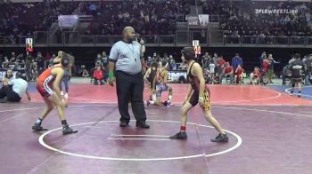 98 lbs Semifinal - Benjamin Duran, Espanola Junior Wrestling vs Dominic Cordray, Chaparral Wrestling Club