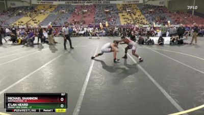 157 lbs Semis & 3rd Wb (16 Team) - E`lan Heard, Grand View (Iowa) vs Michael Shannon, Southeastern