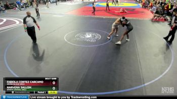 3rd Place Match - Fabiola Cortez Carcamo, Grand Island Girls vs Narvena Sallom, Omaha Central Girls