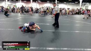 60 lbs Round 5 (8 Team) - Caleb Andress, Warhawks vs Dylan Blankenship, Virginia Partriots