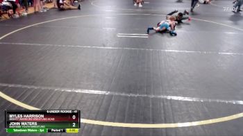 41 lbs Round 4 - John Waters, Eastside Youth Wrestling vs Myles Harrison, Mighty Warriors Wrestling Acad