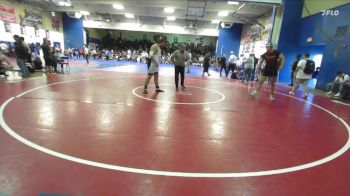 285 lbs Champ. Round 2 - Carlos Sutton, Etiwanda vs Max Mejia, Katella