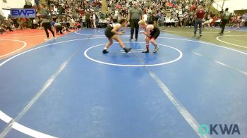 110 lbs Quarterfinal - Bryant Roberts, Vinita Kids Wrestling vs Dayson Swan, IRONMEN Wrestling Club