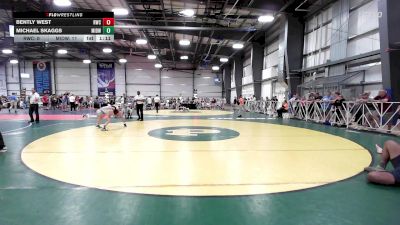 120 lbs Rr Rnd 2 - Bently West, Raider Wrestling Club vs Michael Skaggs, Midwest RTC