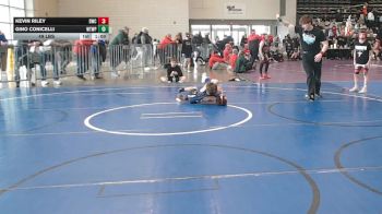 49 lbs Rr Rnd 7 - Kevin Riley, DoughBoy WC - ESC vs Gino Conicelli, Washington Twp - ESC