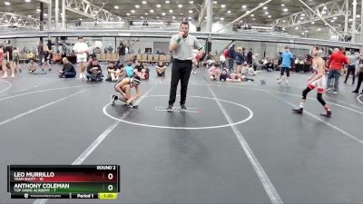88 lbs Round 2 (4 Team) - Leo Murrillo, Team Shutt vs Anthony Coleman, Top Dawg Academy
