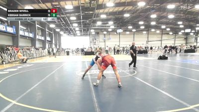 126 lbs Consi Of 8 #1 - Braden Wivell, PA vs Keegan Barrick, PA