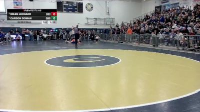 150 lbs Semifinal - Miles Leonard, Sherwood vs Carson Doman, Canby