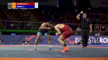 70 kg Quarterfinal - Zurabi Iakobishvili, GEO vs Joshgun Azimov, AZE