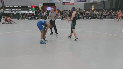 157 lbs Cons. Rd Of 32 - Gabriel Robinson, Hawaii Wrestling Academy vs Cooper Oursler, Mile High Wrestling Club