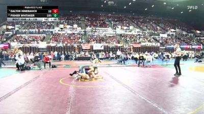 A - 138 lbs Champ. Round 1 - Fisher Whitaker, Columbia Falls vs Dalton Hinebauch, Lockwood (Billings)