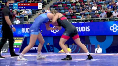 57 kg 1/8 Final - Mariia Poltorak, Ukraine vs Emilia Reich, Poland