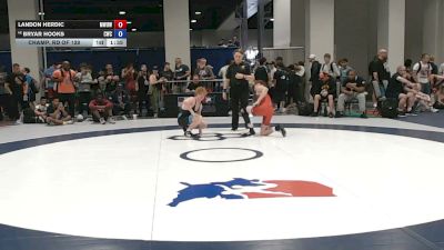 65 kg Champ. Rd Of 128 - Landon Herdic, Metro West United Wrestling Club vs Bryar Hooks, Cowboy Wrestling Club