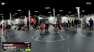 84 lbs Semis (4 Team) - Ryan Boardman, Junior Terps Xpress vs Mason Bires, Virginia Patriots