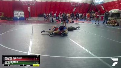 175 lbs Round 2 (4 Team) - James Dozier, Roncalli vs Cooper Darchuk, Park Rapids