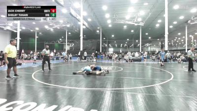 115 lbs Quarterfinal - Jack Cherry, GT Shutt Nation - HSC vs Shelby Tuhari, Revival White - HSC