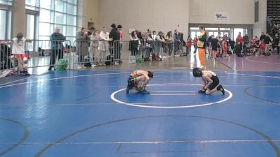 49 lbs Rr Rnd 3 - Hunter Mongan, Clearview - ESC vs Cameron Avery, Rabbit Wrestling Club - ESC
