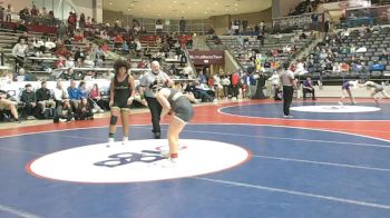 6A 140 lbs Cons. Semi - Jazlynn Crumley, Jonesboro vs Makenzie Lawvey, Bentonville