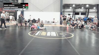 109 lbs Rr Rnd 4 - Brody Compau, Michigan Premier Red - BHS vs Branden Eisenhour, 4M - BHS