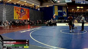 215 lbs Champ. Round 1 - Brendan Kelly, Loyola Blakefield vs Tre`meek Hudson, Heritage (Lynchburg)