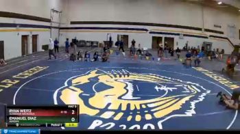 184 lbs Quarterfinal - Emanuel Diaz, Aurora vs Ryan Weitz, Alderson Broaddus