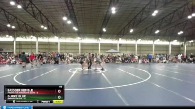 83 lbs Round 3 (4 Team) - Bridger Kemble, Middleton Wrestling Club vs Burke Blue, Hammer Heads