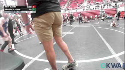 58 lbs Consi Of 8 #1 - Beau Bloyed, Carl Albert vs Benaiah Schubert, Chandler Takedown Club