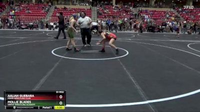 120 lbs Semifinal - Aaliah Guebara, Maize Wrestling Club vs Mollie Blades, Ubasa Wrestling Academy