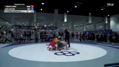 86 kg Cons. Quarters - Mekhi Lewis, NJRTC/ Titan Mercury Wrestling Club vs Luke Duthie, California Regional Training Center (CA RTC)