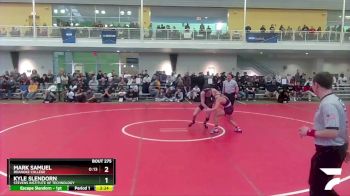 141 lbs Semifinal - Kyle Slendorn, Stevens Institute Of Technology vs Mark Samuel, Roanoke College