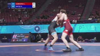 97 kg 1/4 Final - Luka Gabisonia, Georgia vs Darius Kiefer, Germany