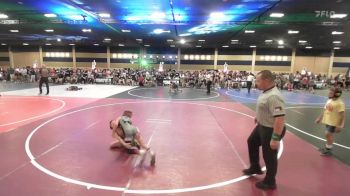 57 lbs Quarterfinal - Jaren Mann, Rancho Bernardo WC vs Brantley Druffel, Lionheart WC