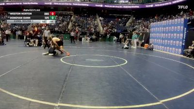 4A 144 lbs Cons. Round 1 - Donovan Gunn, Topsail vs Weston Norton, East Mecklenburg High School