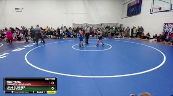 108-115 B Round 2 - Liam Glosser, CY Middle School vs Erik Tapia, Torrington Middle School